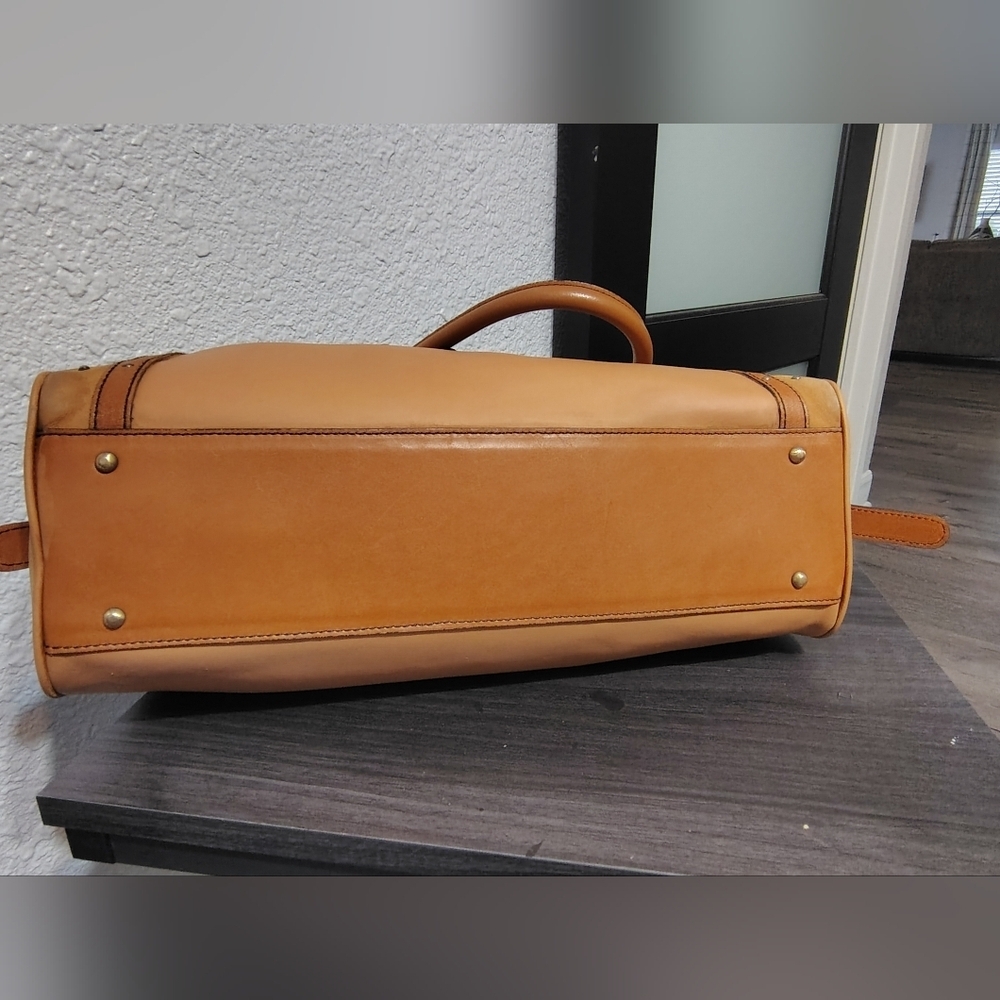 Tan Leather Women's Bag - Picture 9 of 16